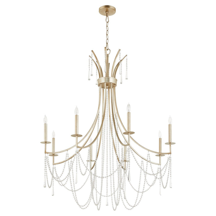 Quorum Malin 628-8-60 Chandelier Light - Antique Silver