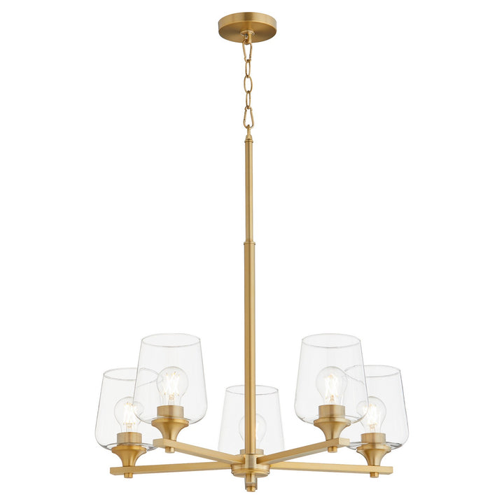 Quorum Veno 658-5-80 Chandelier Light - Aged Brass