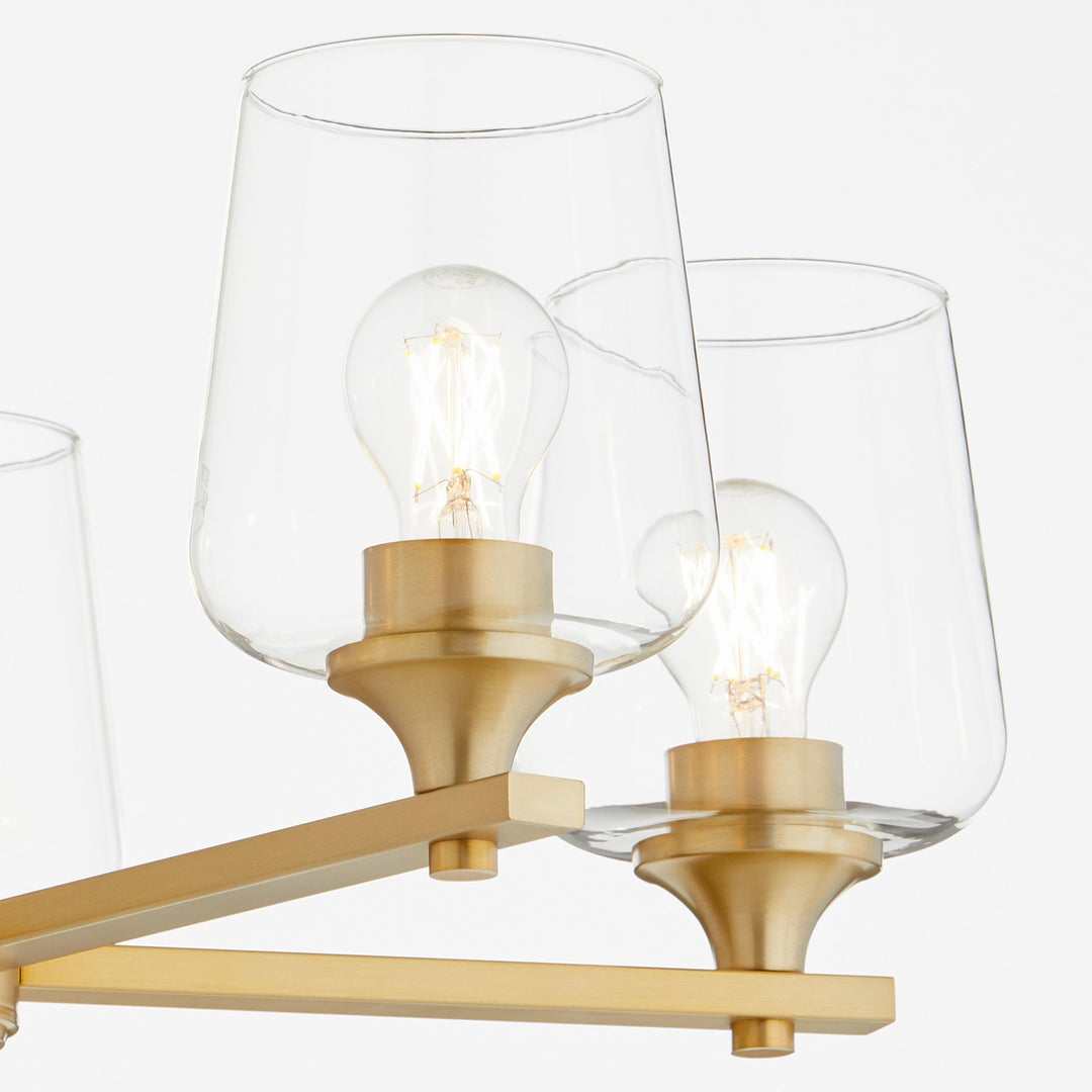 Quorum Veno 658-5-80 Chandelier Light - Aged Brass