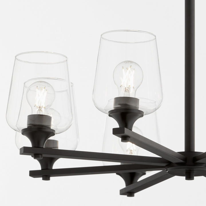 Quorum Veno 658-8-59 Chandelier Light - Matte Black