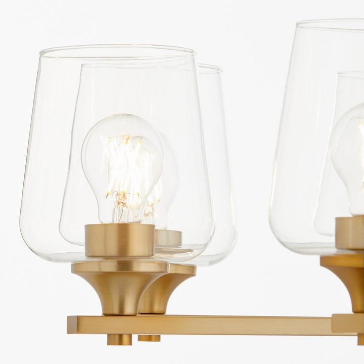 Quorum Veno 658-8-80 Chandelier Light - Aged Brass