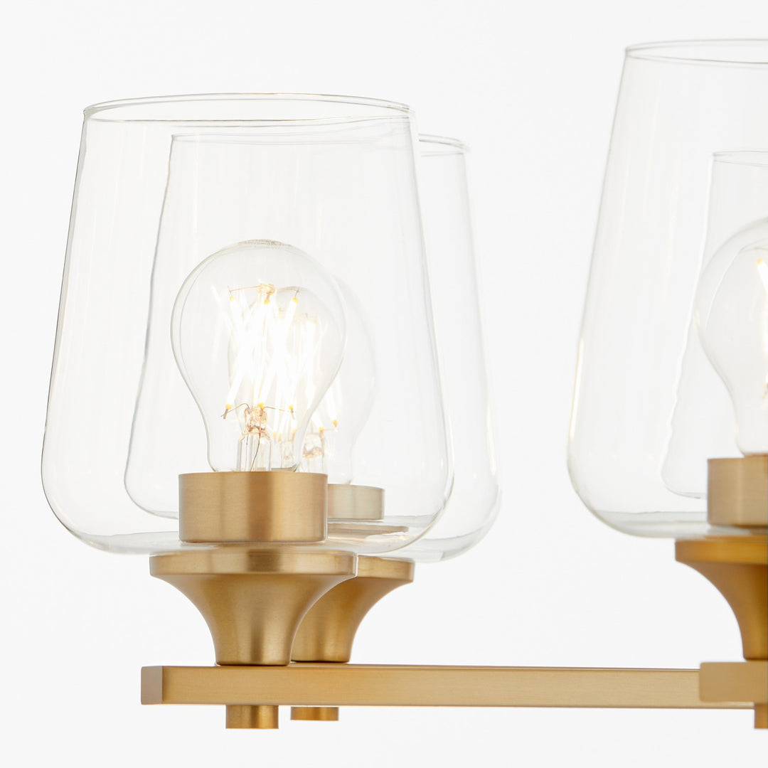Quorum Veno 658-8-80 Chandelier Light - Aged Brass