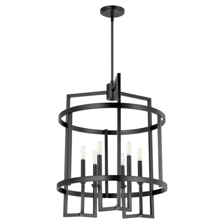 Quorum Merrick 8174-6-59 Pendant Light - Matte Black