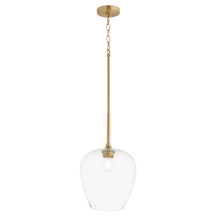Quorum Veno 858-80 Pendant Light - Aged Brass