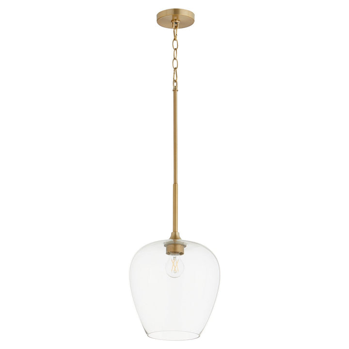 Quorum Veno 858-80 Pendant Light - Aged Brass