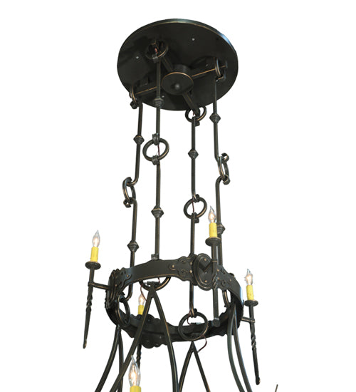 Meyda Tiffany Stag 130241 Chandelier Light - Timeless Bronze