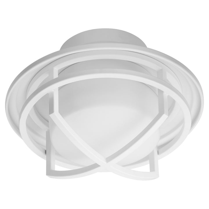 Oxygen 3-1084-6 Fleet LED Fan Light Kit Ceiling Fan White