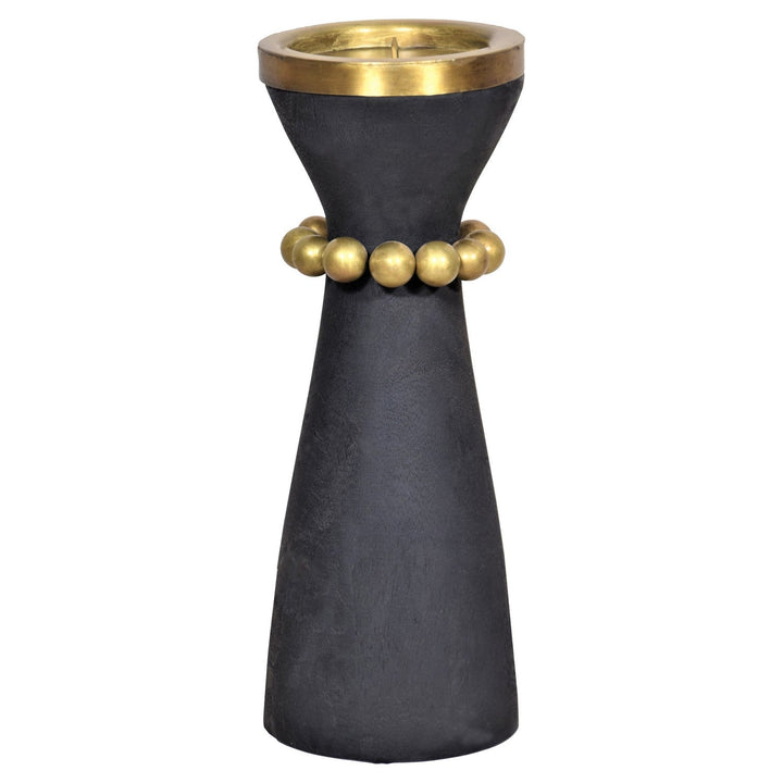 Cyan 11515 Candle Holders - Antique Brass And Black