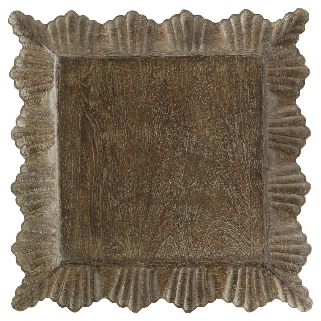 Cyan 11536 Containers & Trays - Limed Mango Wood