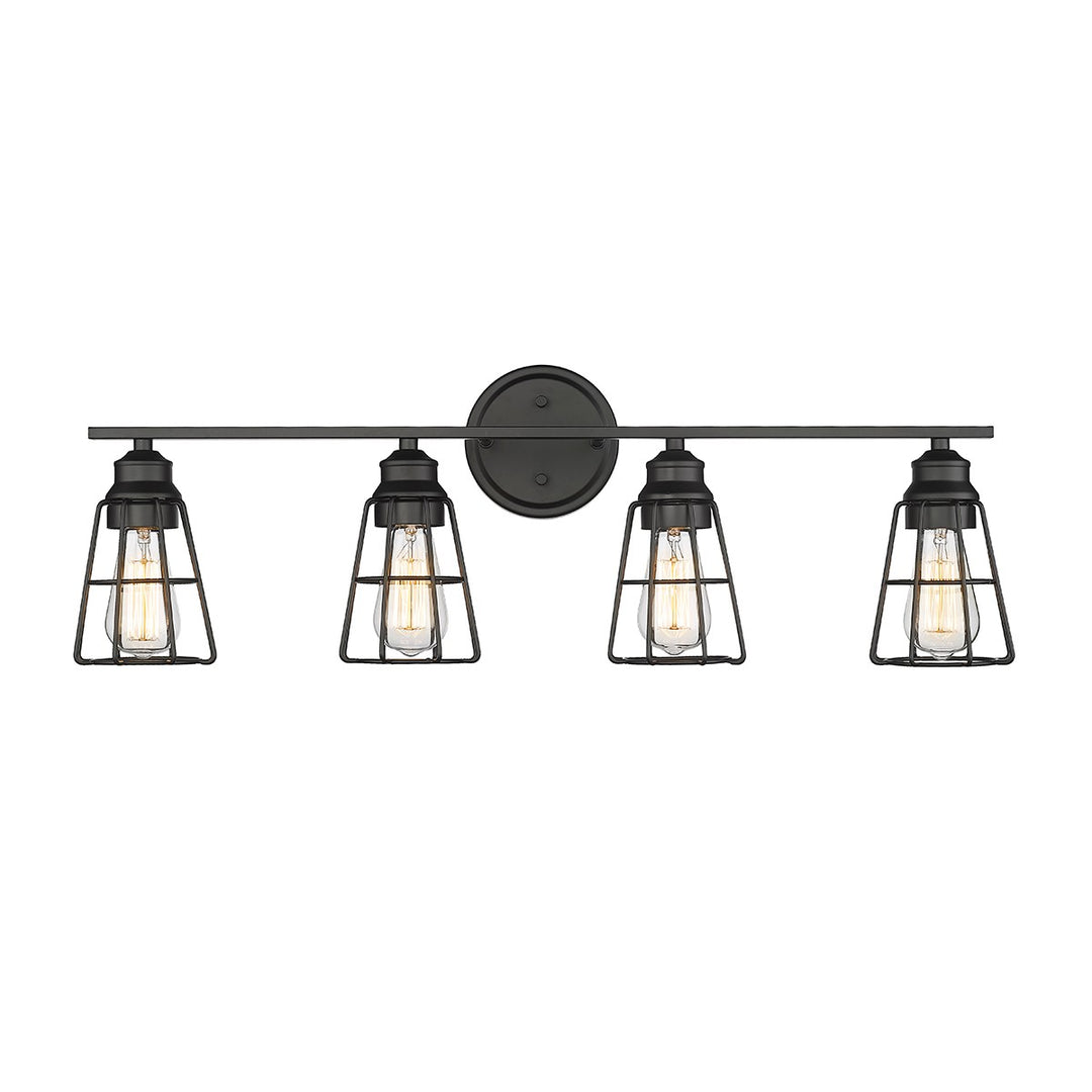 Millennium 3384-MB Bath Vanity Light 32 in. wide - Matte Black