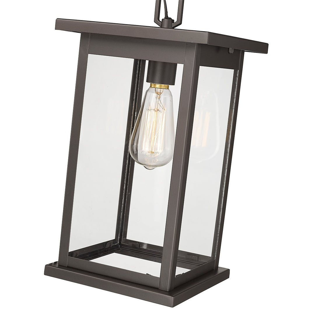 Millennium Lighting 4123-PBZ Bowton One Light Outdoor Hanging Lantern Outdoor Bronze / Dark