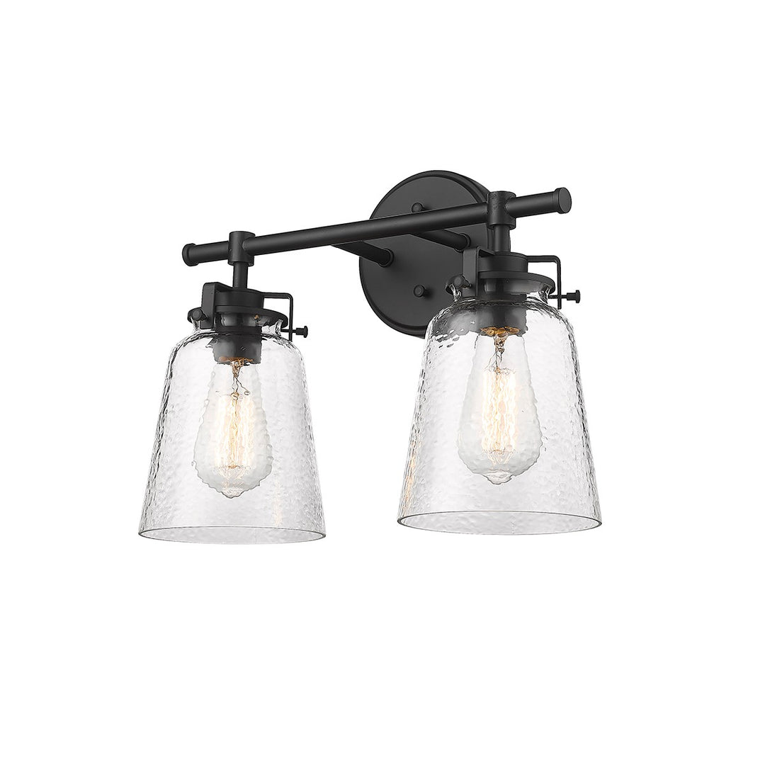 Millennium Amberose 4412-MB Bath Vanity Light 16 in. wide - Matte Black
