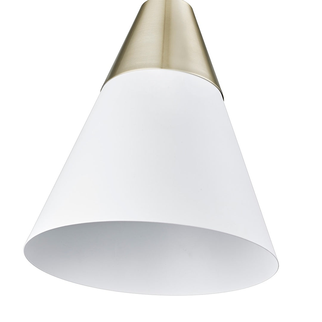 Millennium Annos 9241-MW/MG Pendant Light - Matte Black Modern Gold