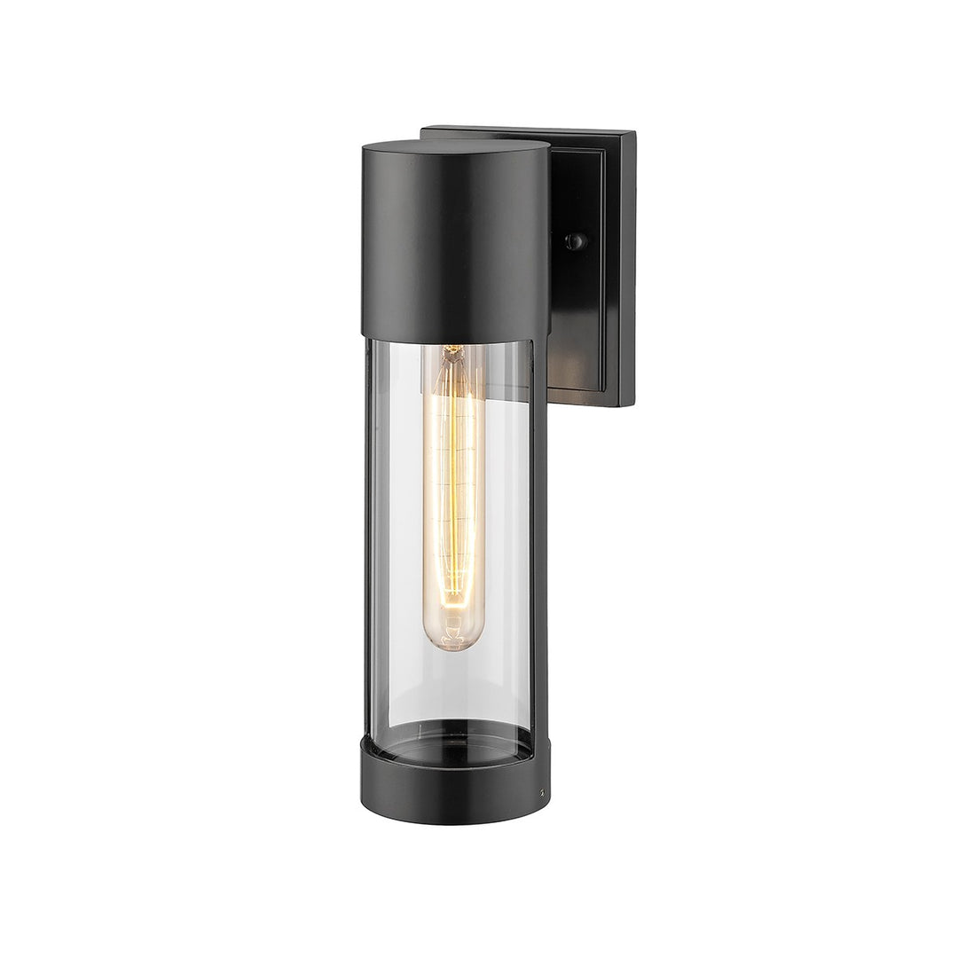 Millennium Lighting 8212-PBK Hester One Light Outdoor Wall Sconce Outdoor Black