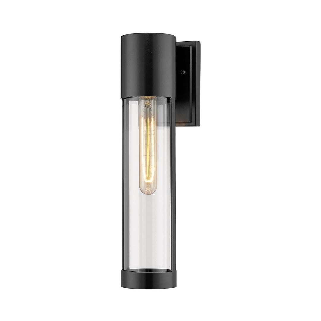 Millennium Lighting 8213-PBK Hester One Light Outdoor Wall Sconce Outdoor Black