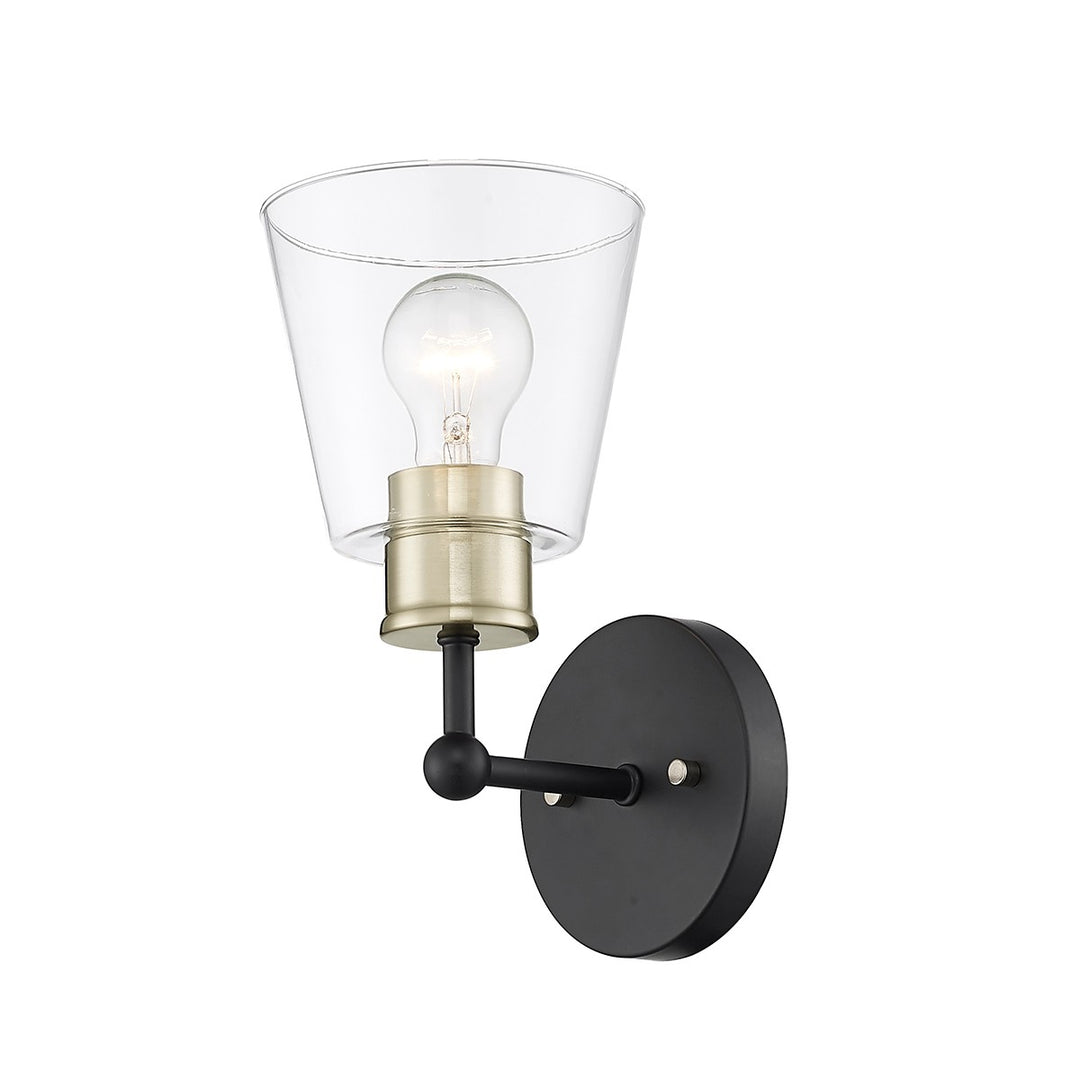 Millennium Cameron 9131-MB/MG Wall Light - Matte Black Modern Gold