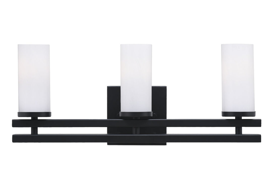 Toltec Belmont 2713-MB-811 Bath Vanity Light 19 in. wide - Matte Black