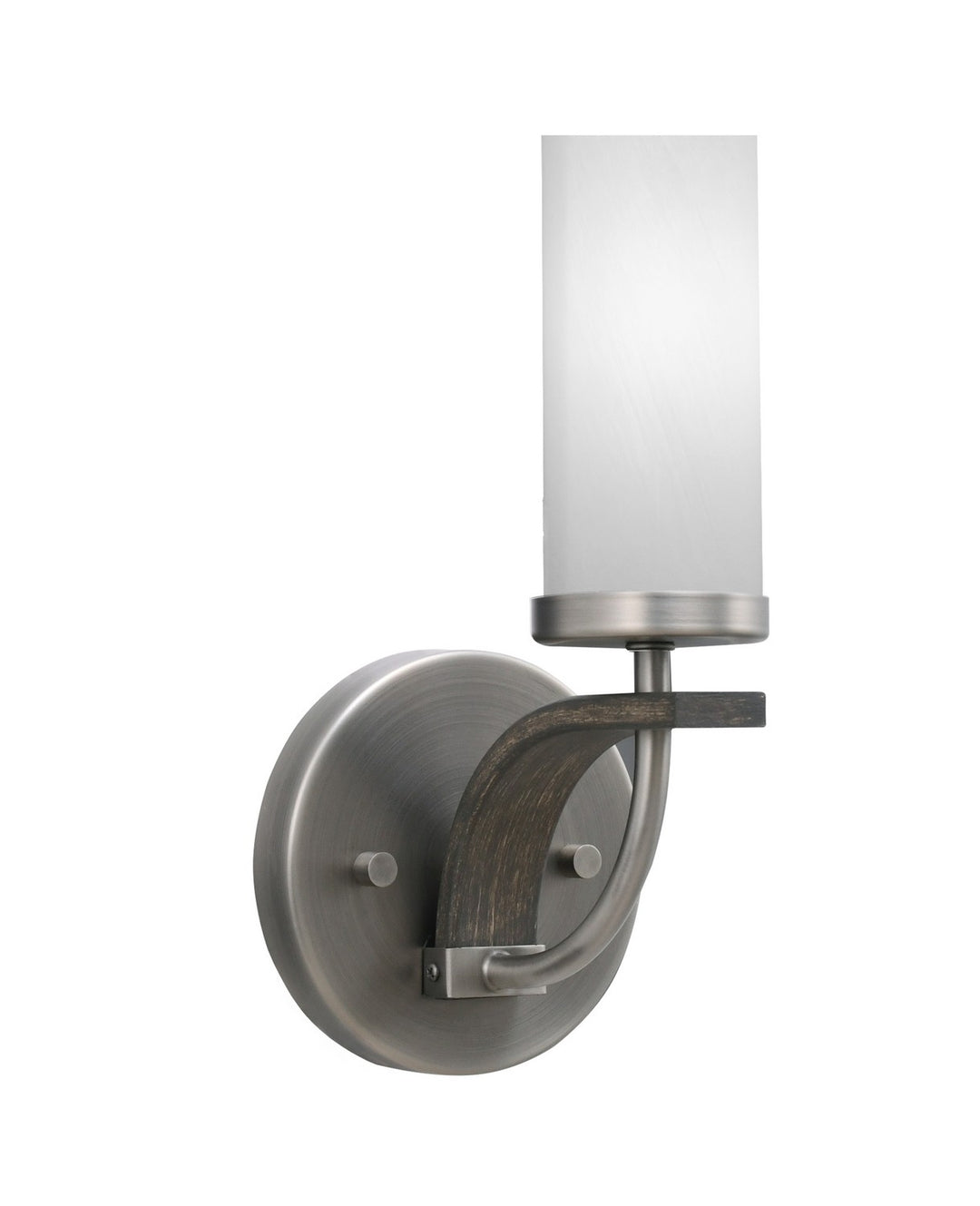 Toltec Monterey 2911-GPDW-811 Wall Sconce Light - Graphite & Painted Distressed Wood-look
