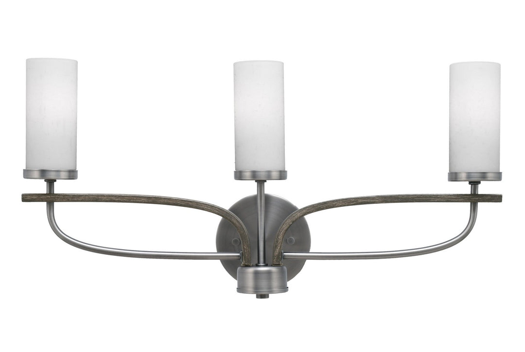 Toltec Monterey 2913-GPDW-801 Bath Vanity Light 23 in. wide - Graphite & Painted Distressed Wood-look