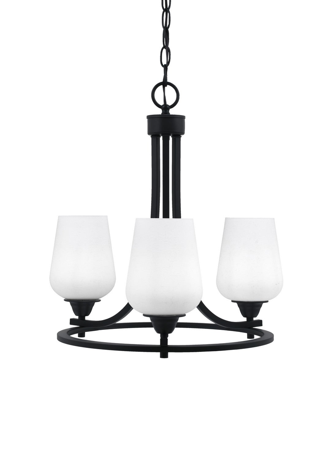 Toltec Paramount 3403-MB-211 Chandelier Light - Matte Black