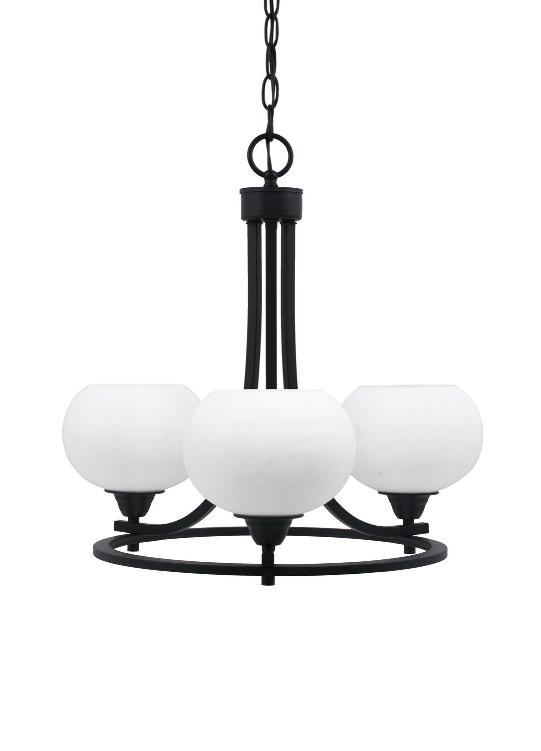 Toltec Paramount 3403-MB-212 Chandelier Light - Matte Black