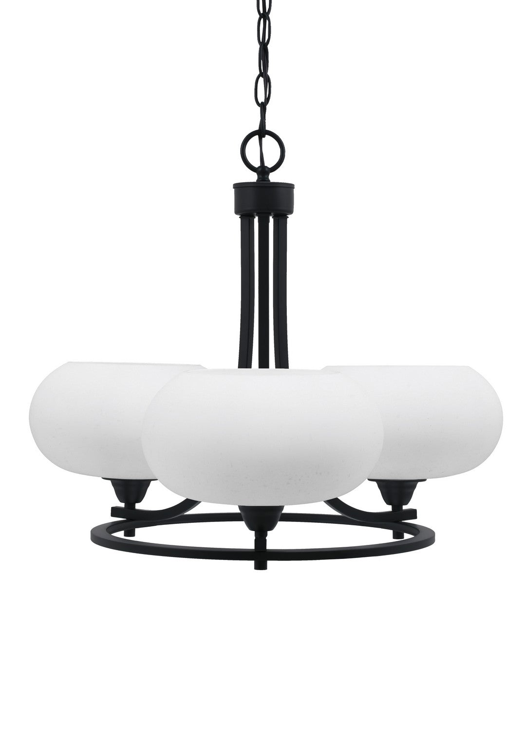 Toltec Paramount 3403-MB-214 Chandelier Light - Matte Black