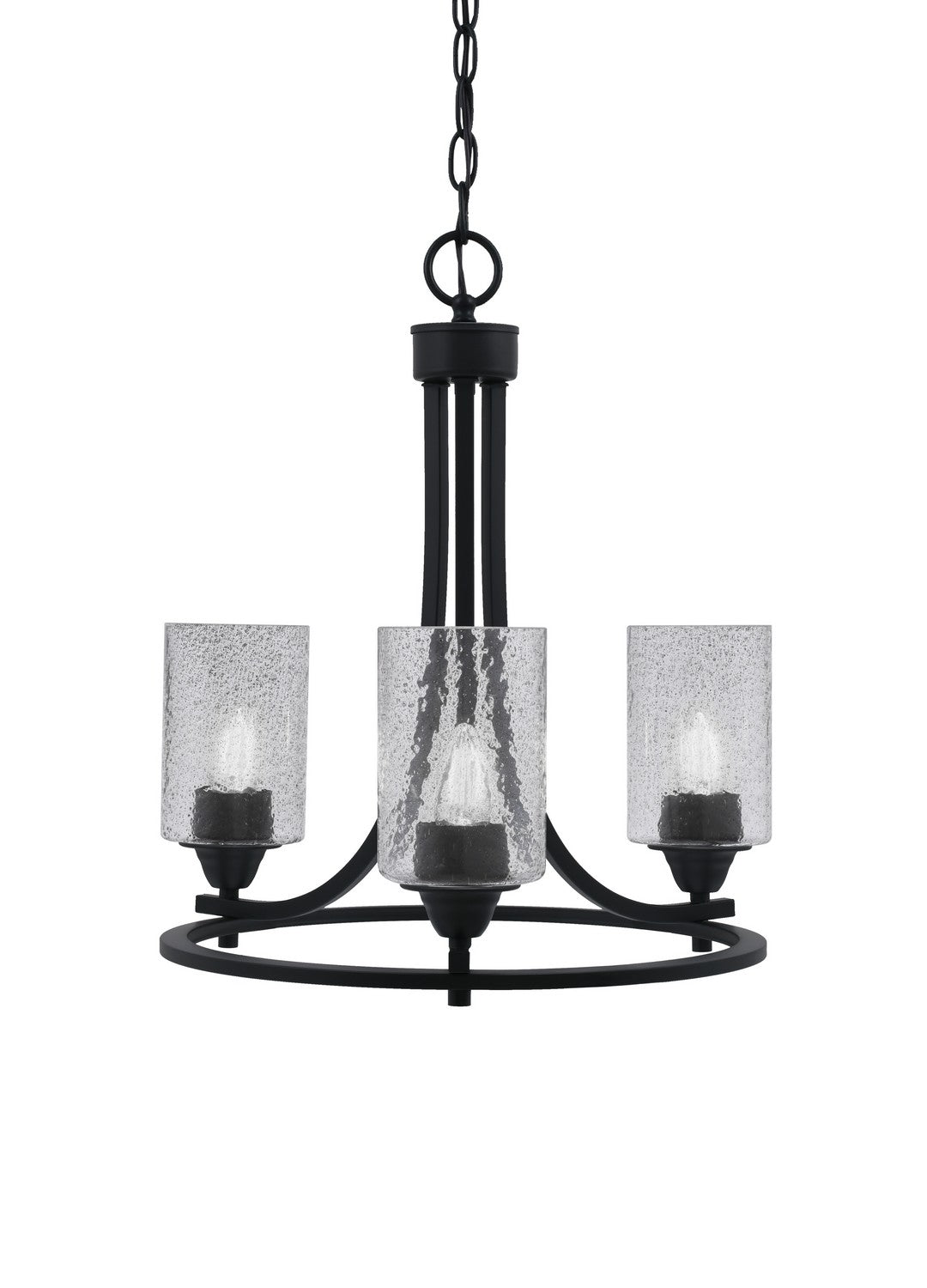 Toltec Paramount 3403-MB-3002 Chandelier Light - Matte Black