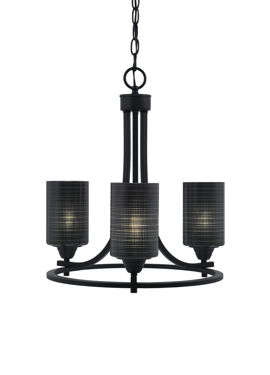Toltec Paramount 3403-MB-4069 Chandelier Light - Matte Black
