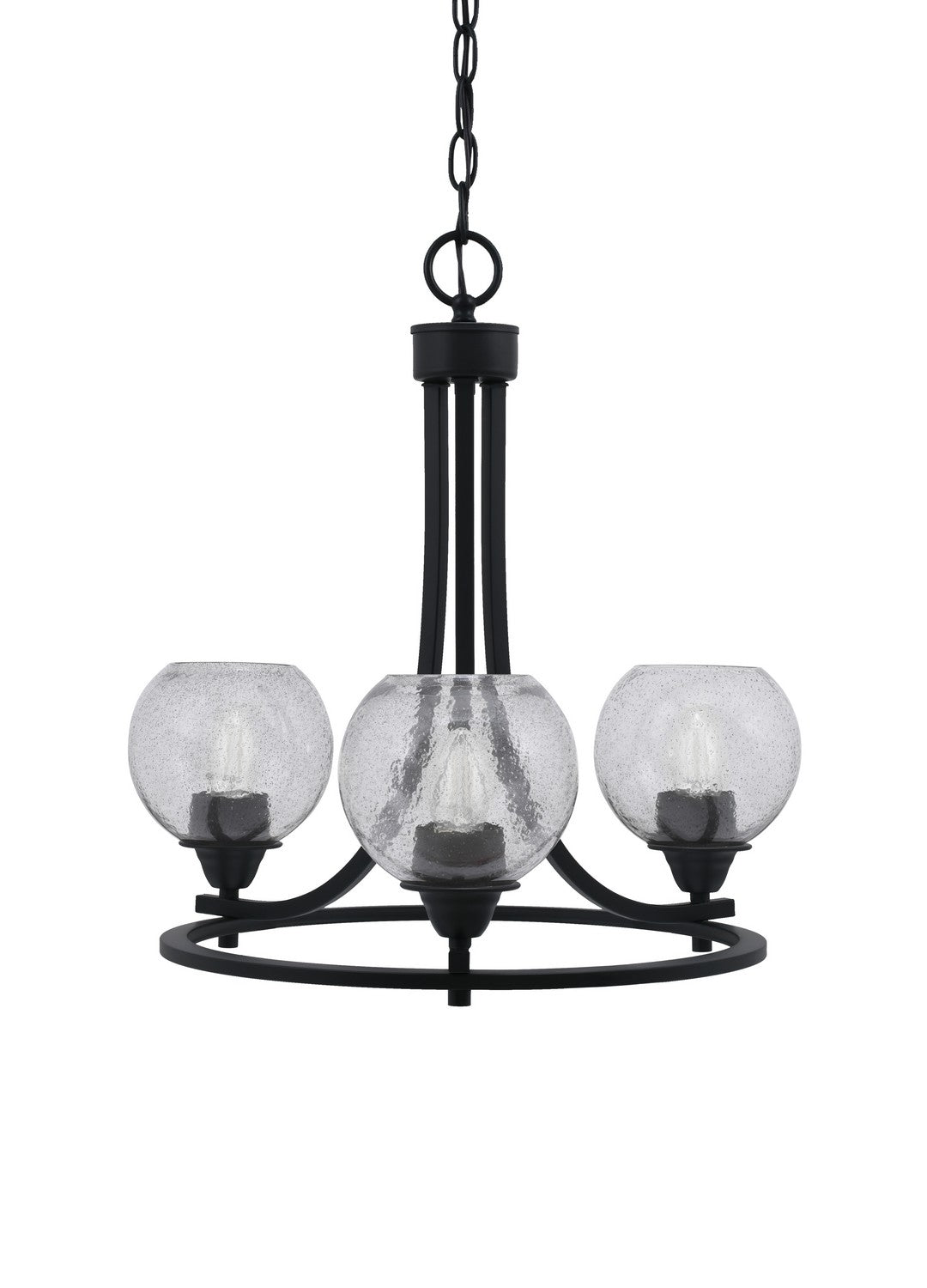 Toltec Paramount 3403-MB-4102 Chandelier Light - Matte Black
