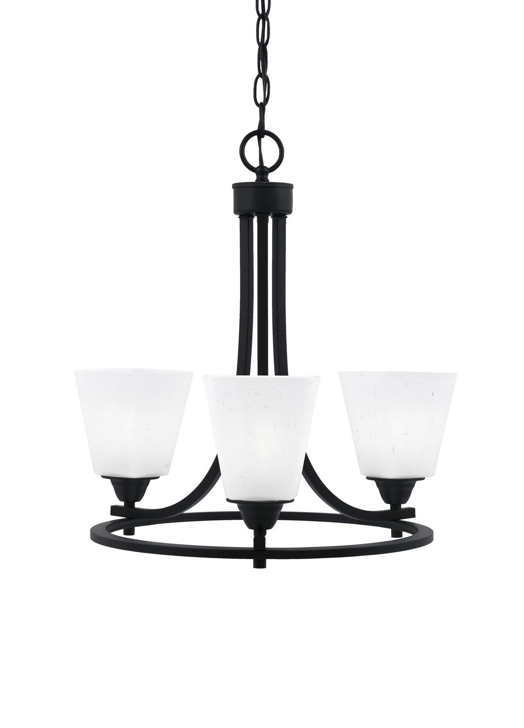 Toltec Paramount 3403-MB-460 Chandelier Light - Matte Black