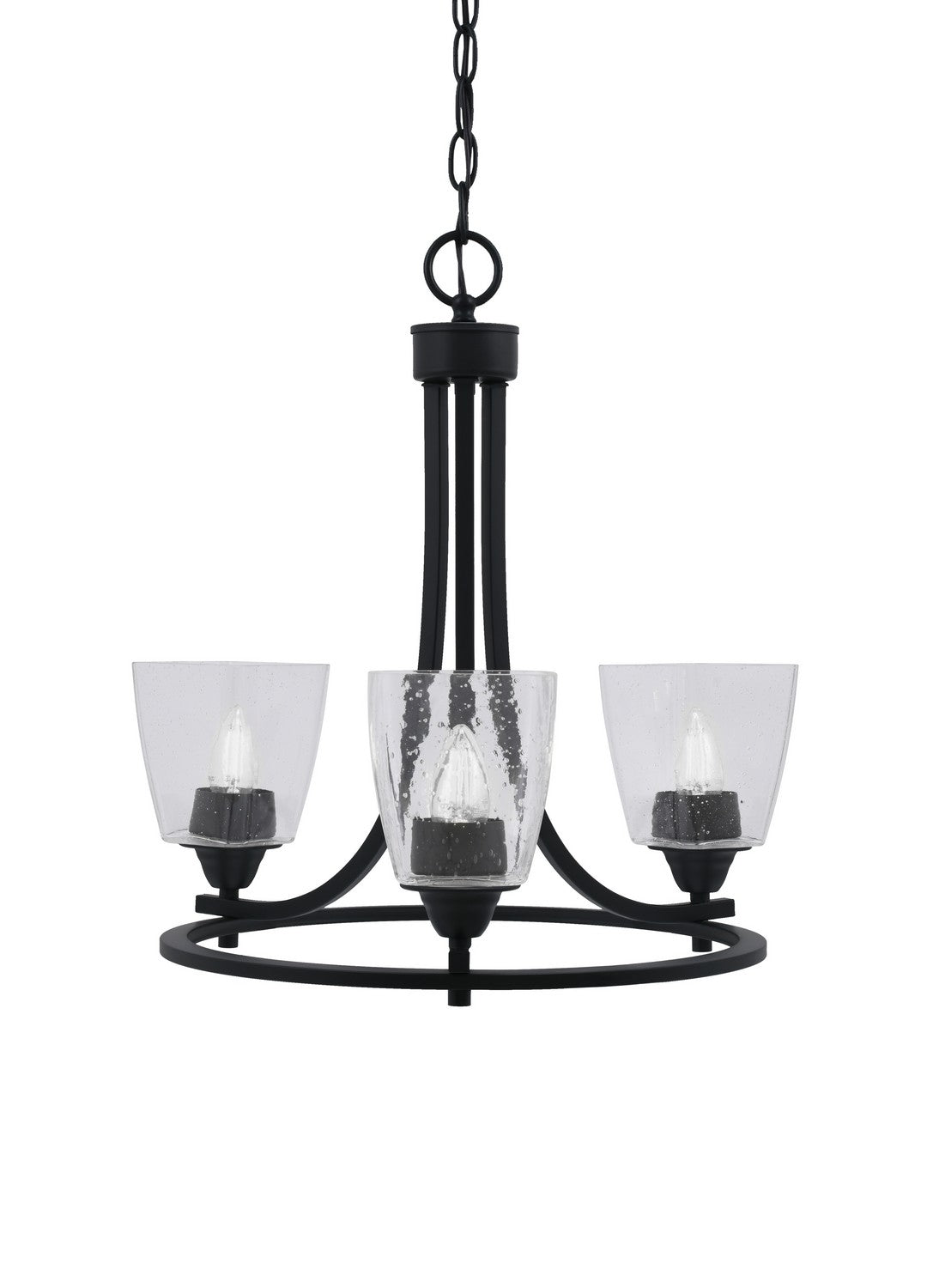 Toltec Paramount 3403-MB-461 Chandelier Light - Matte Black