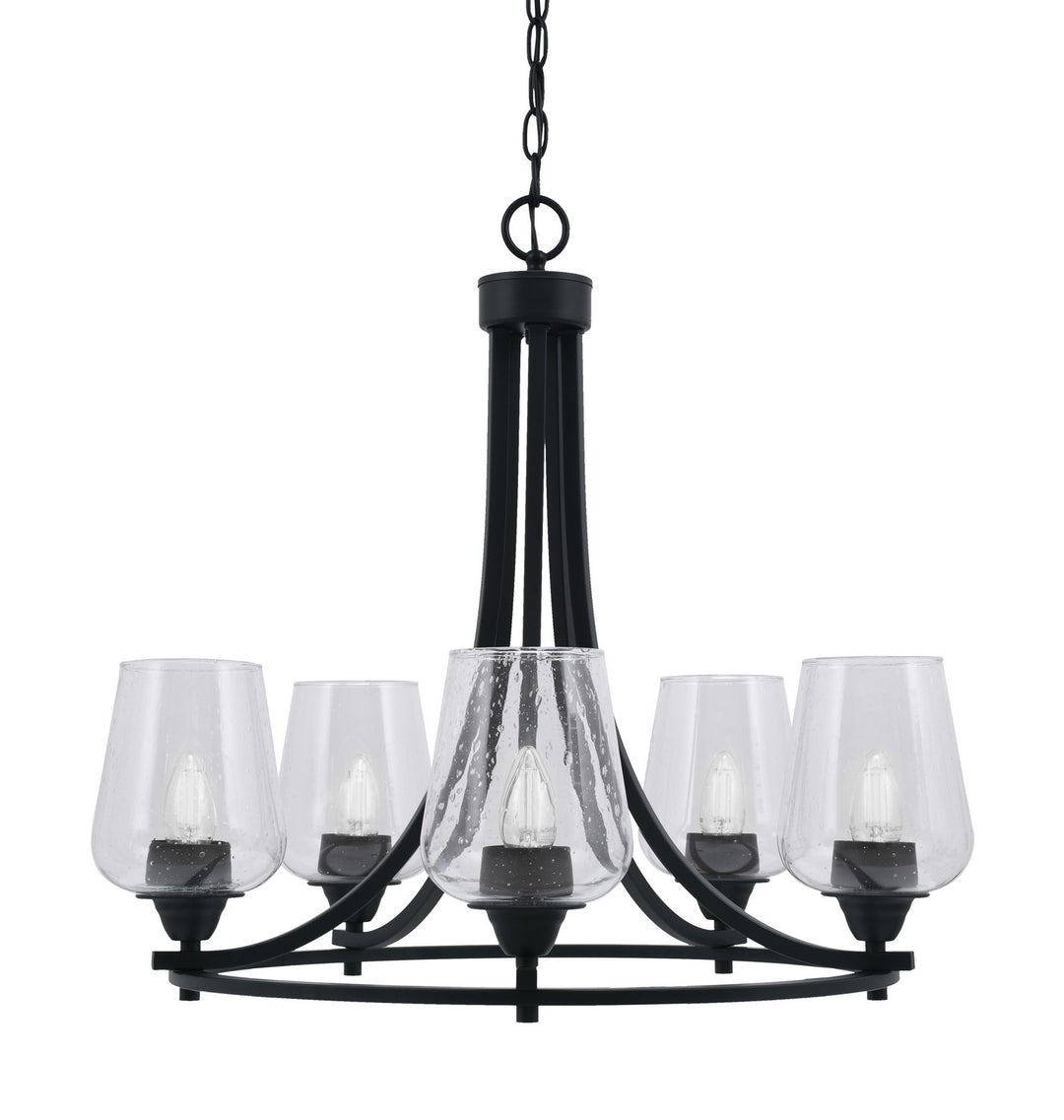Toltec Paramount 3405-MB-210 Chandelier Light - Matte Black