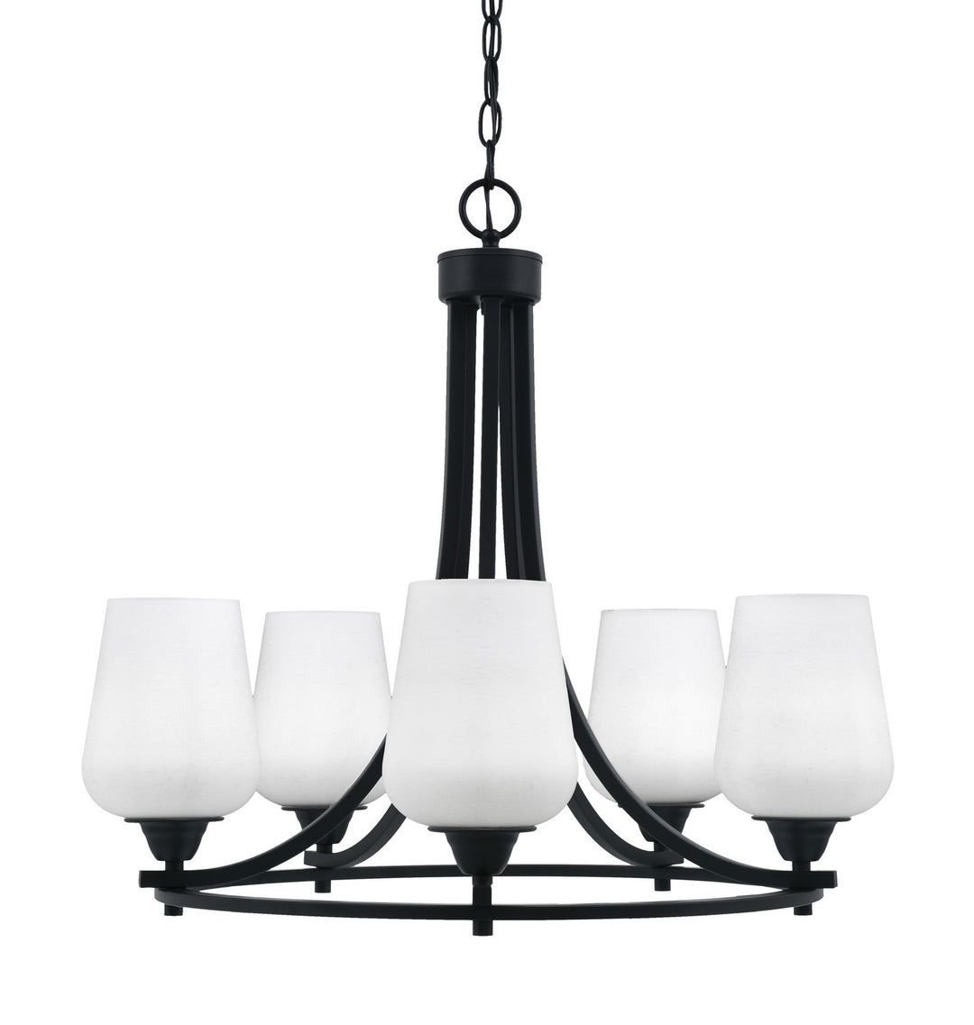 Toltec Paramount 3405-MB-211 Chandelier Light - Matte Black