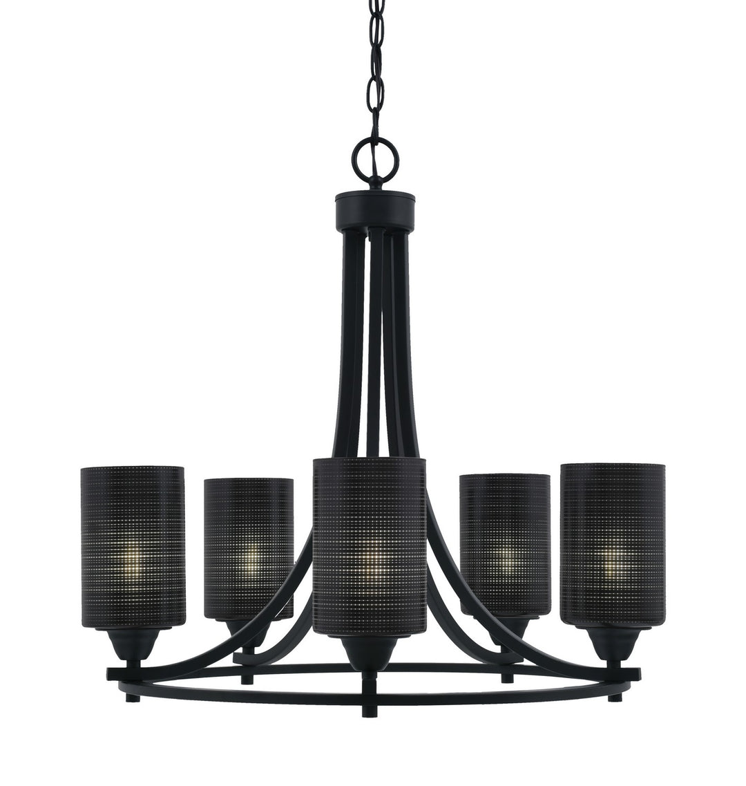 Toltec Paramount 3405-MB-4069 Chandelier Light - Matte Black