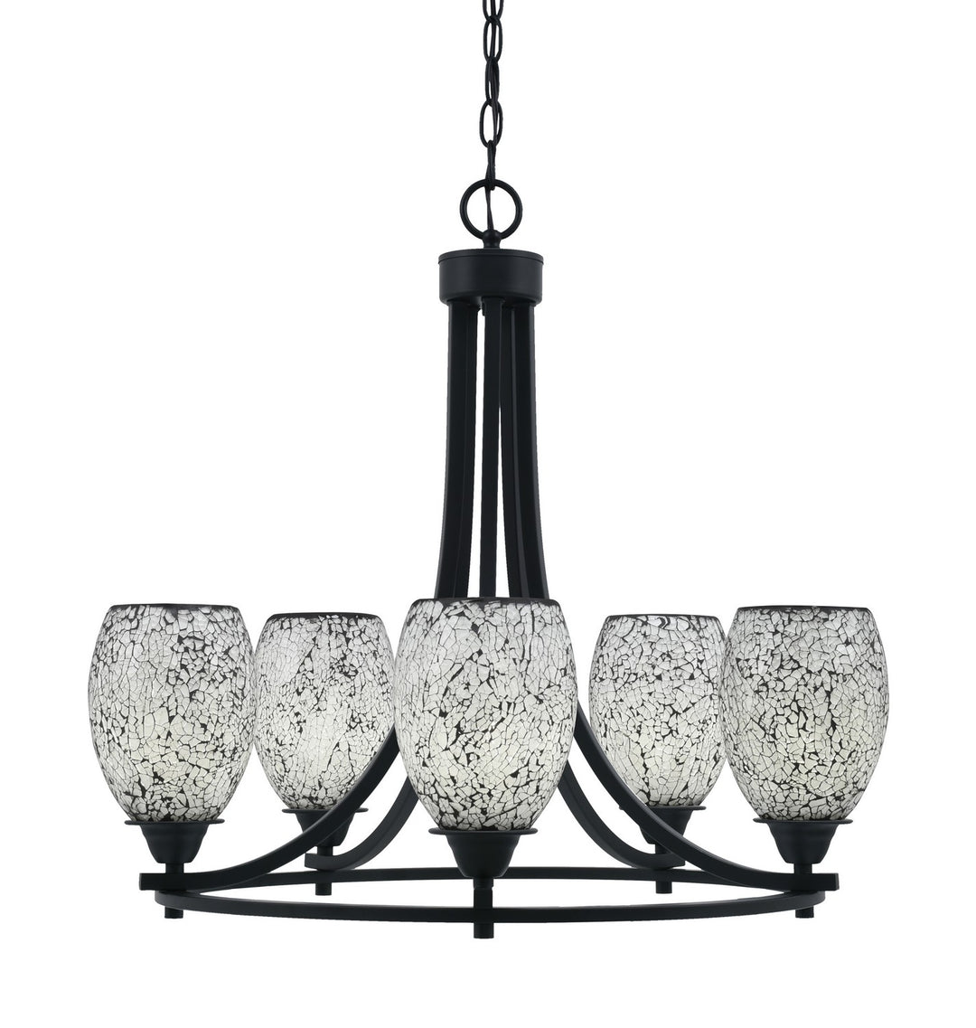 Toltec Paramount 3405-MB-4165 Chandelier Light - Matte Black