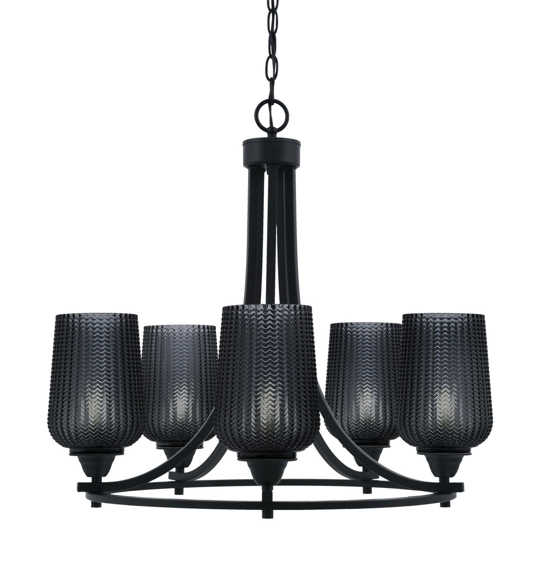 Toltec Paramount 3405-MB-4252 Chandelier Light - Matte Black