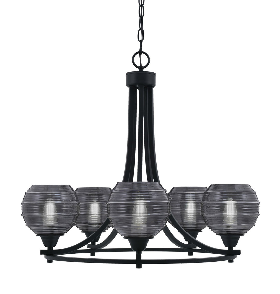 Toltec Paramount 3405-MB-5112 Chandelier Light - Matte Black