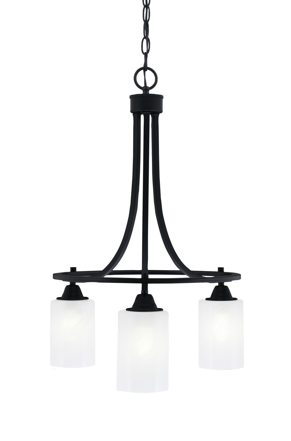 Toltec Paramount 3413-MB-3001 Chandelier Light - Matte Black