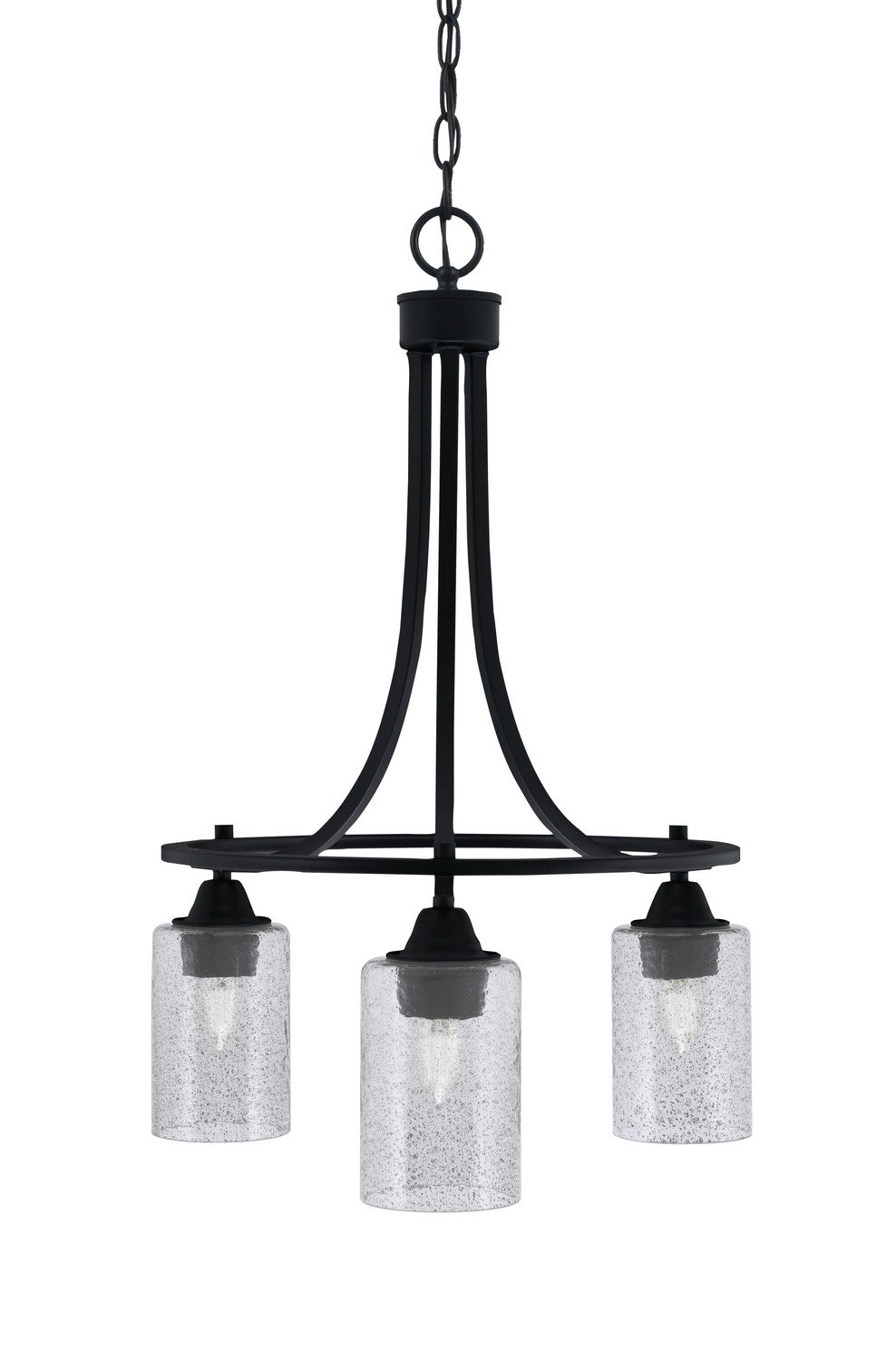 Toltec Paramount 3413-MB-3002 Chandelier Light - Matte Black