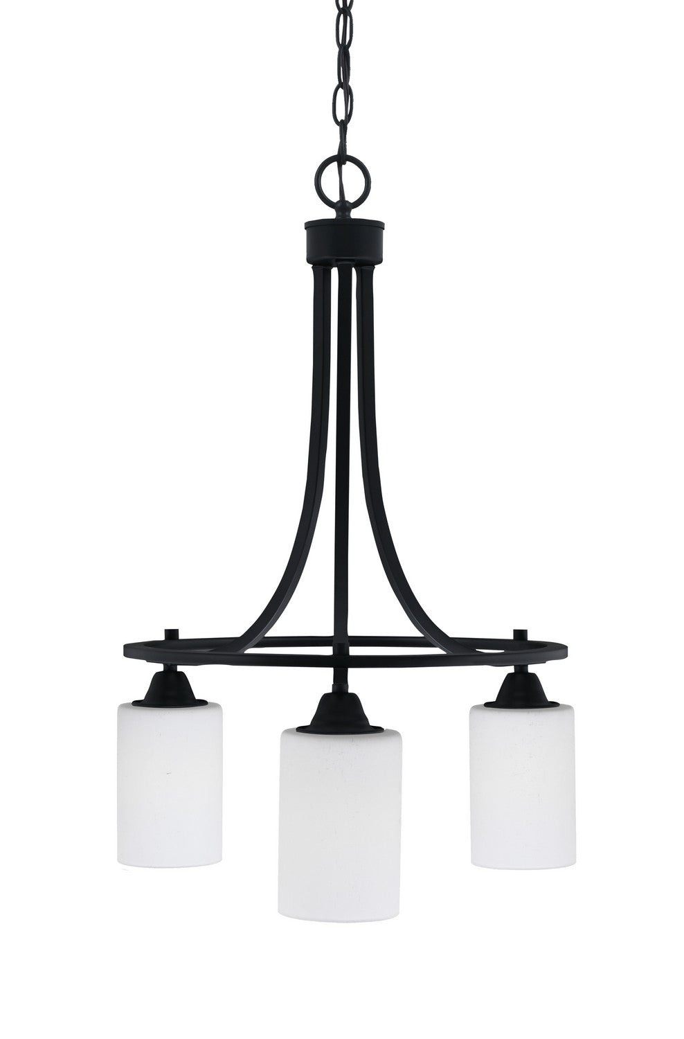 Toltec Paramount 3413-MB-310 Chandelier Light - Matte Black