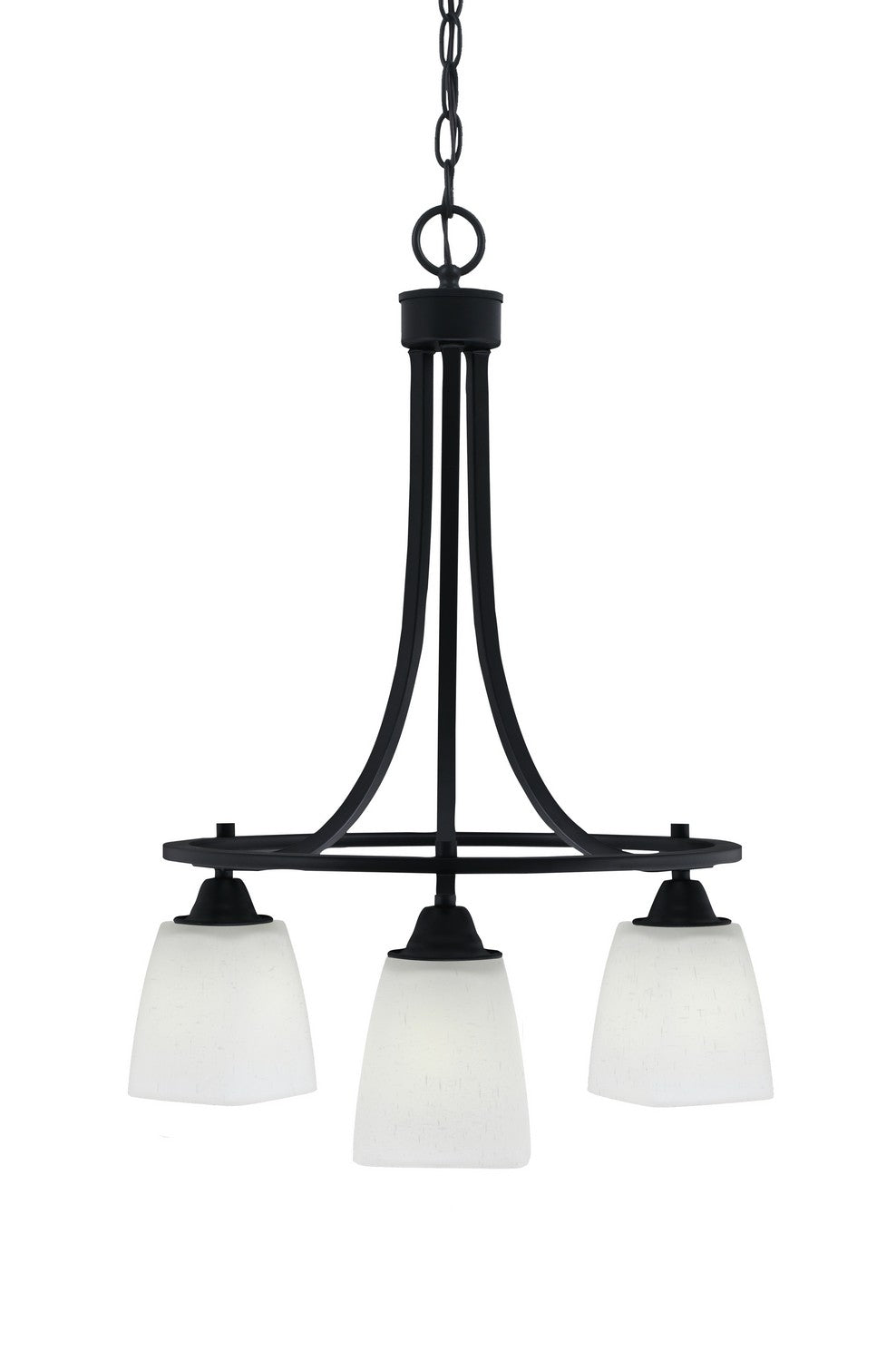 Toltec Paramount 3413-MB-460 Chandelier Light - Matte Black