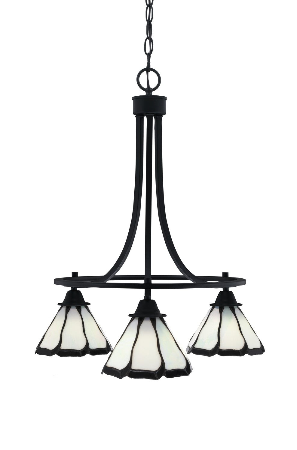 Toltec Paramount 3413-MB-9125 Chandelier Light - Matte Black