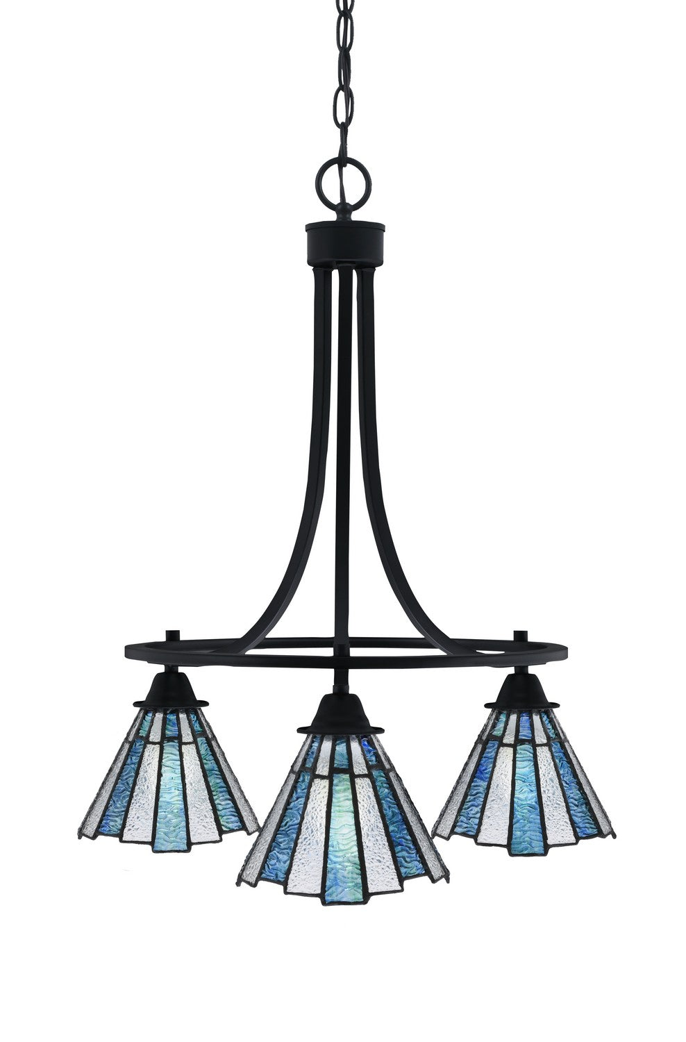 Toltec Paramount 3413-MB-9325 Chandelier Light - Matte Black