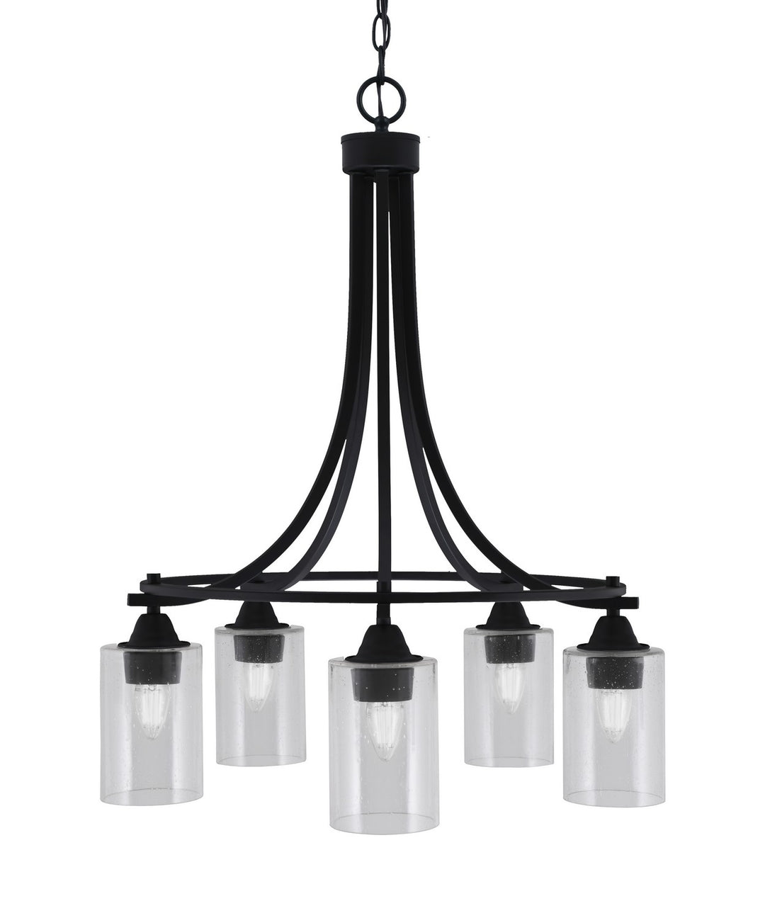 Toltec Paramount 3415-MB-300 Chandelier Light - Matte Black