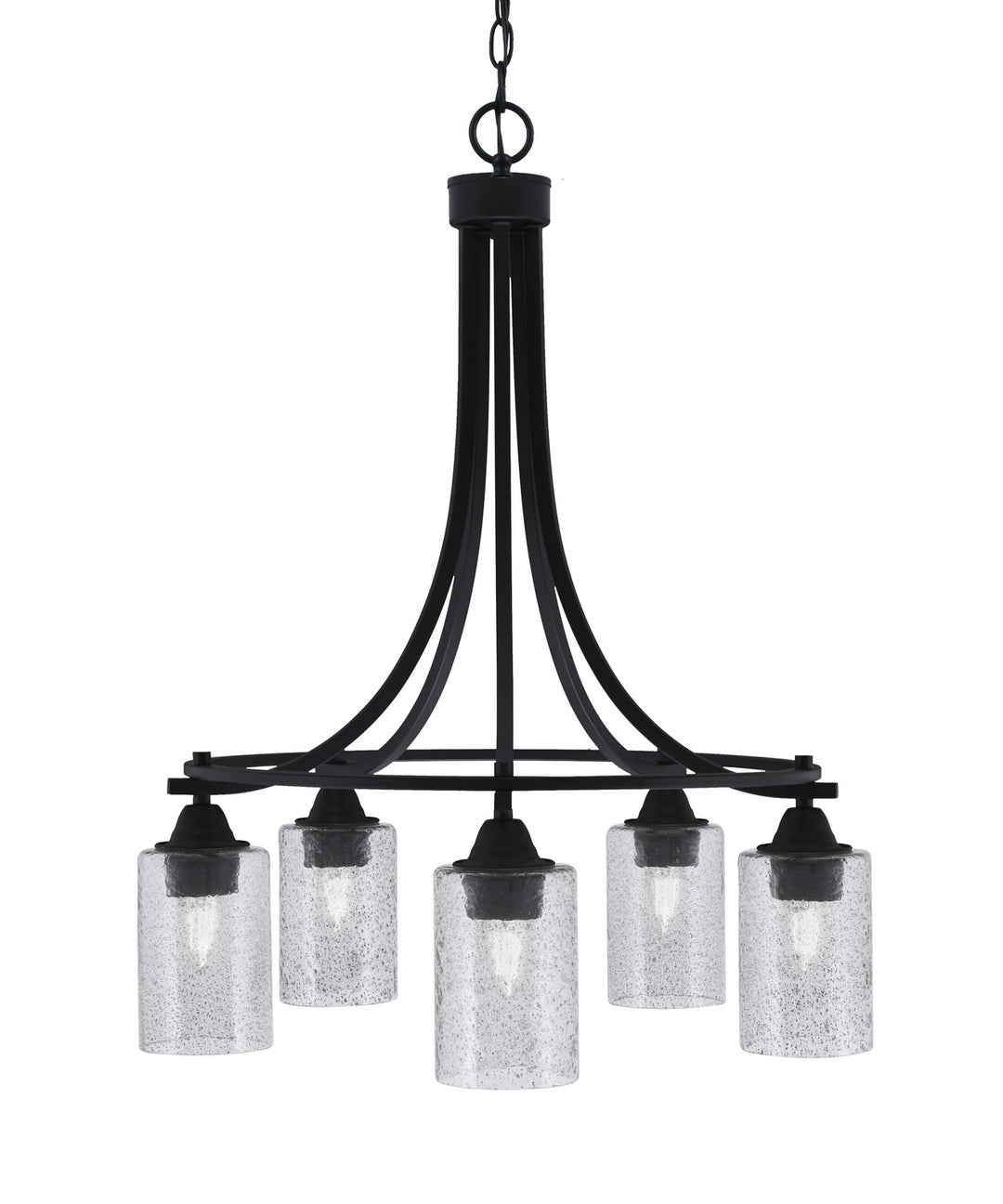Toltec Paramount 3415-MB-3002 Chandelier Light - Matte Black