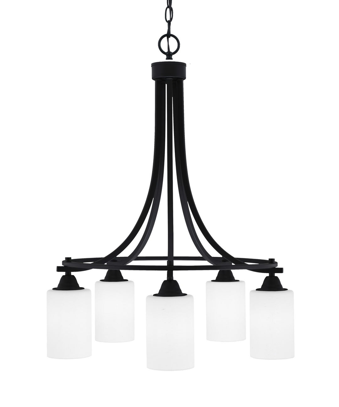 Toltec Paramount 3415-MB-310 Chandelier Light - Matte Black