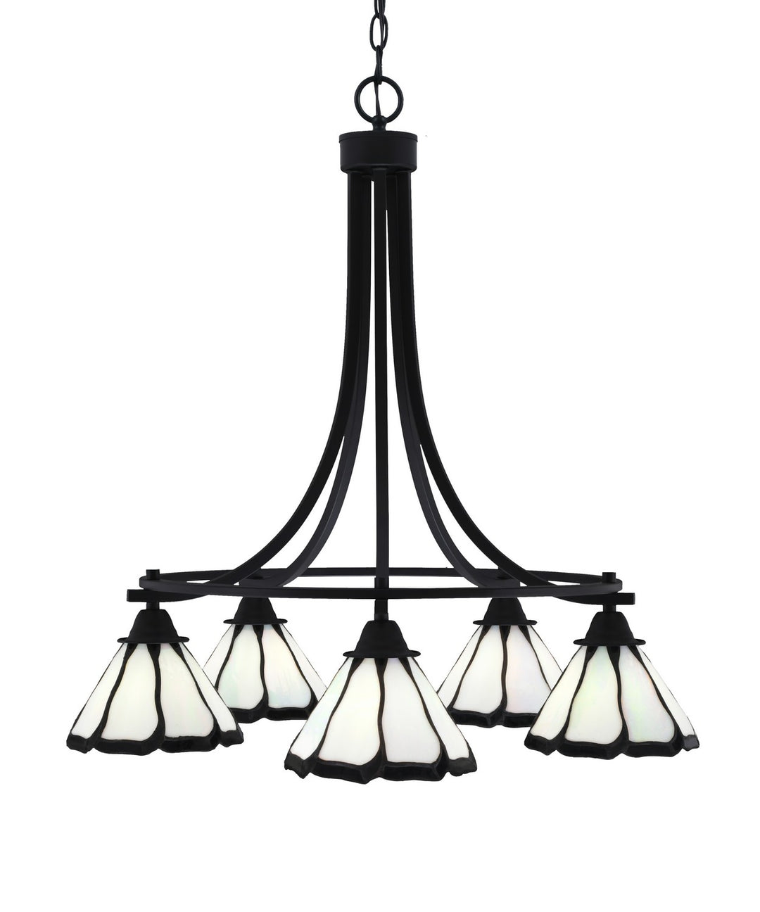 Toltec Paramount 3415-MB-9125 Chandelier Light - Matte Black
