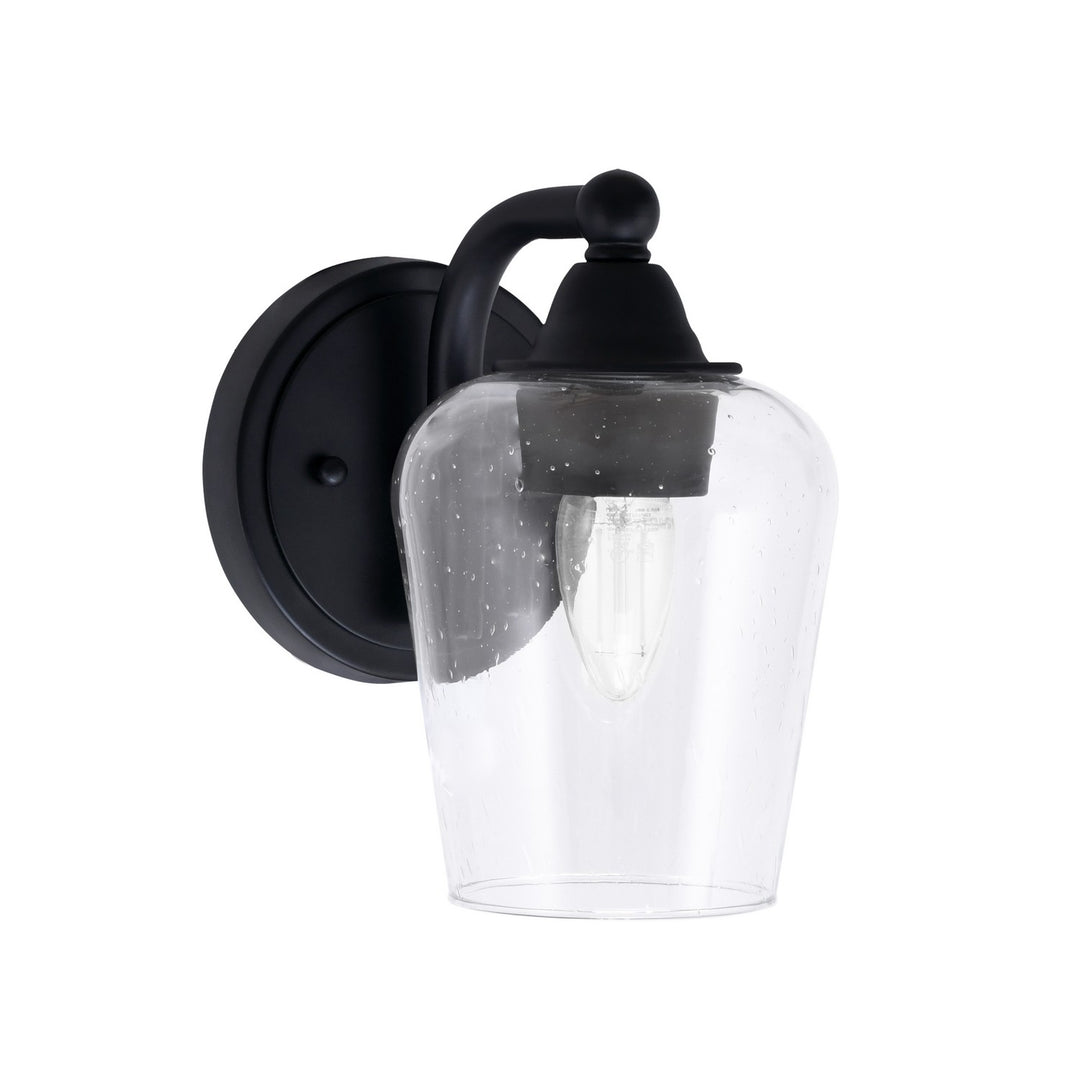 Toltec Paramount 3421-MB-210 Wall Sconce Light - Matte Black