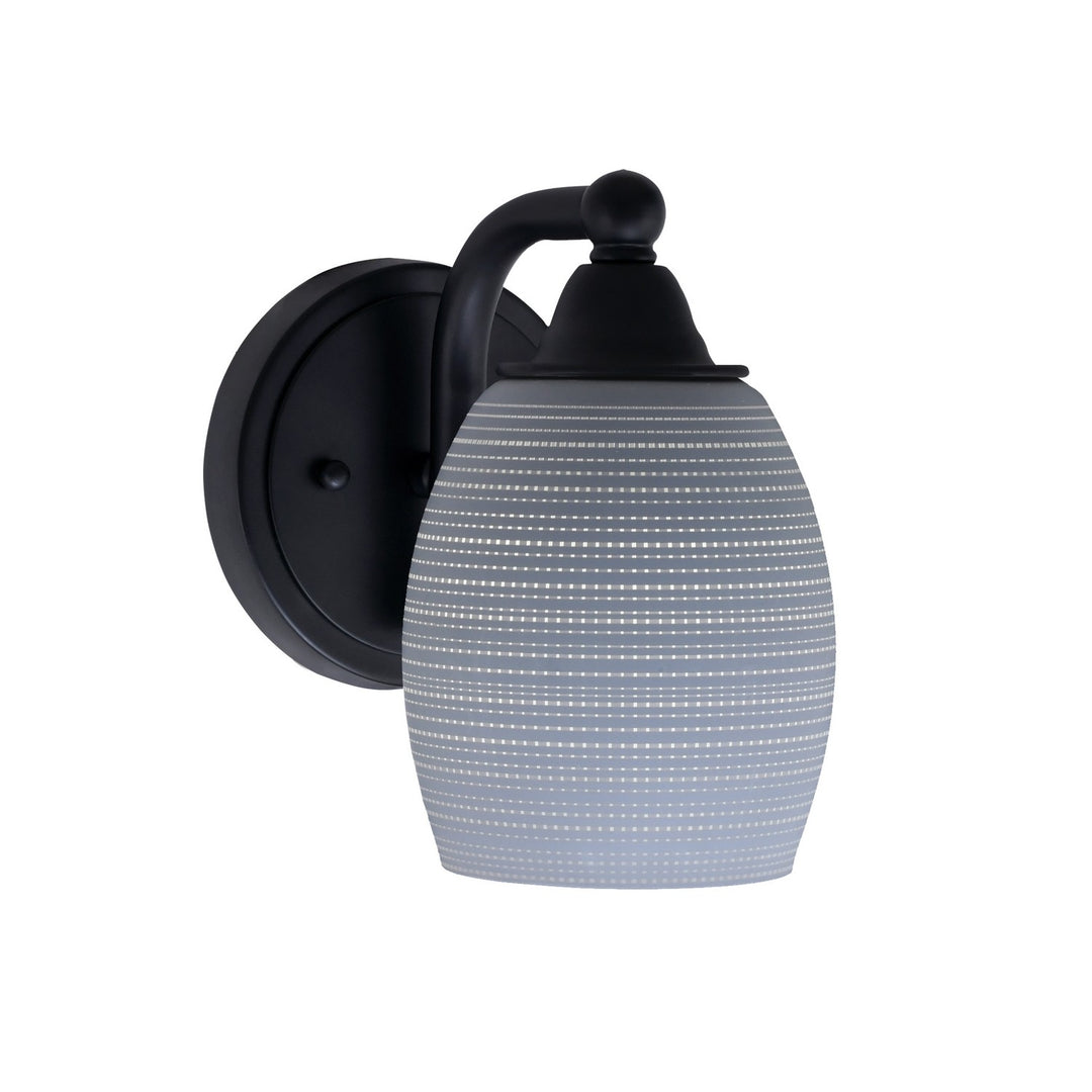 Toltec Paramount 3421-MB-4022 Wall Sconce Light - Matte Black