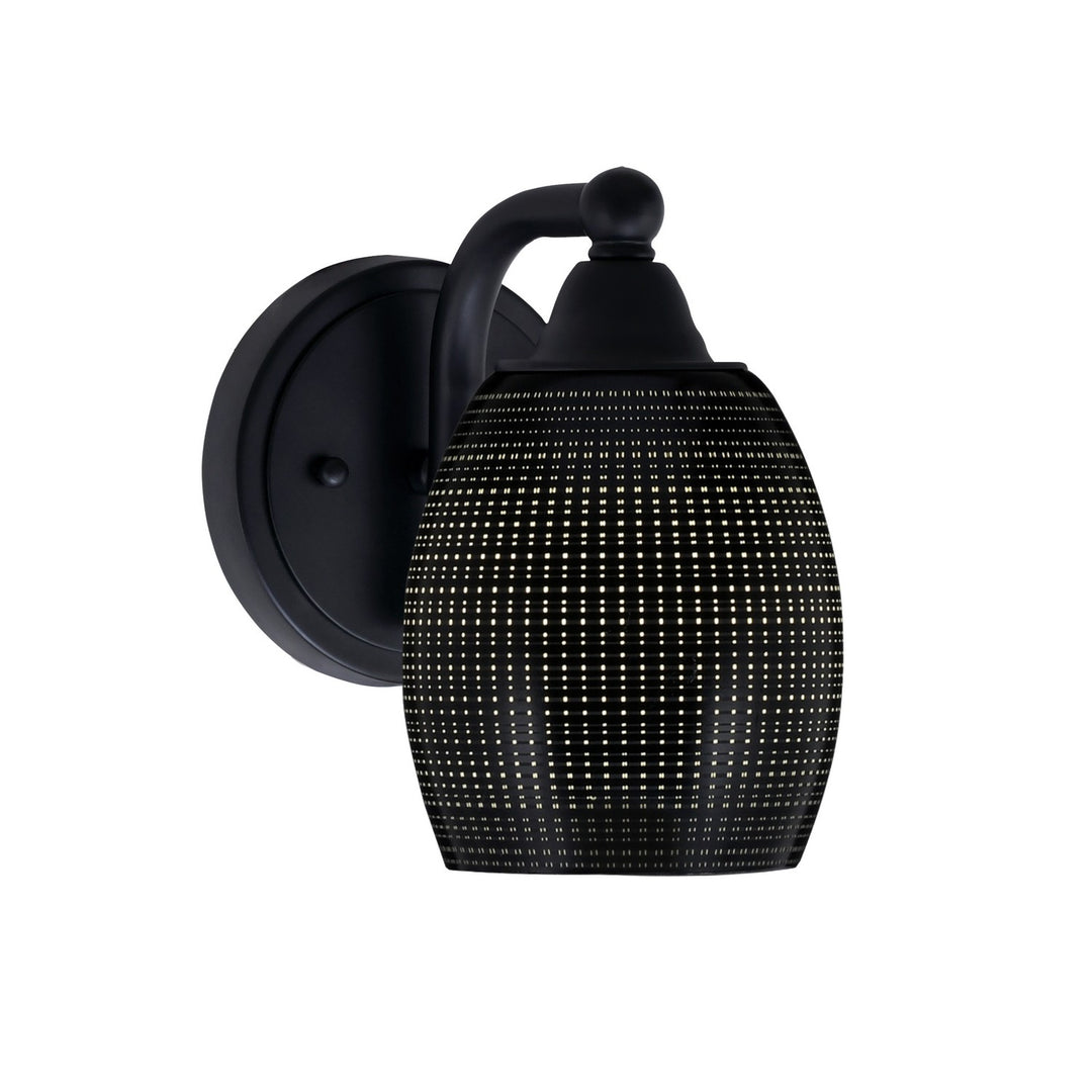 Toltec Paramount 3421-MB-4029 Wall Sconce Light - Matte Black